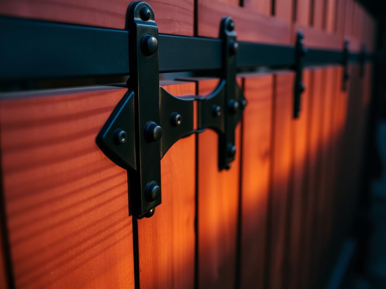 Iron hardware detail