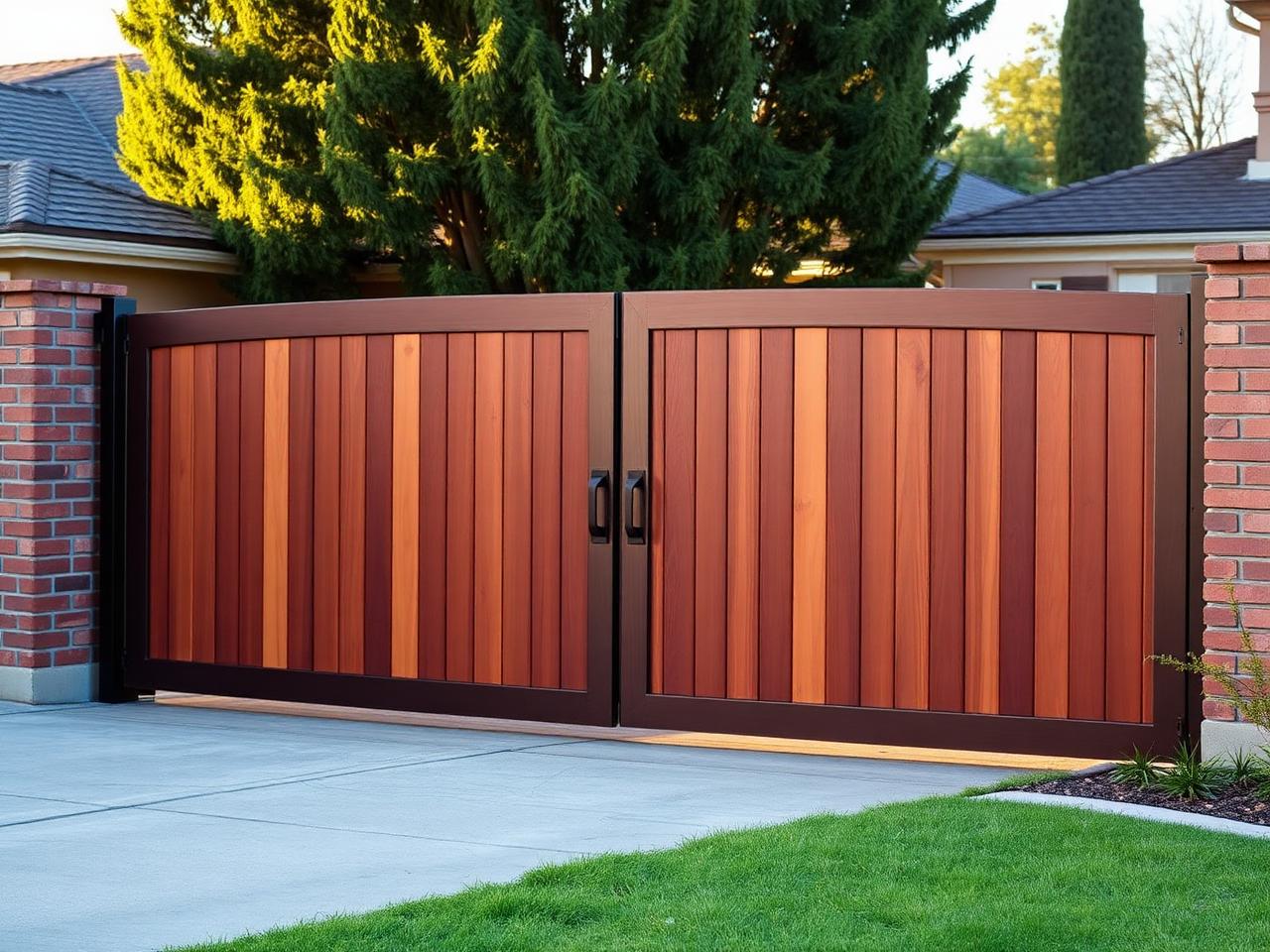 Custom double drive gate